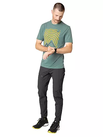 DYNAFIT | Maglietta funzionale da uomo Transalper Graphic | petrol